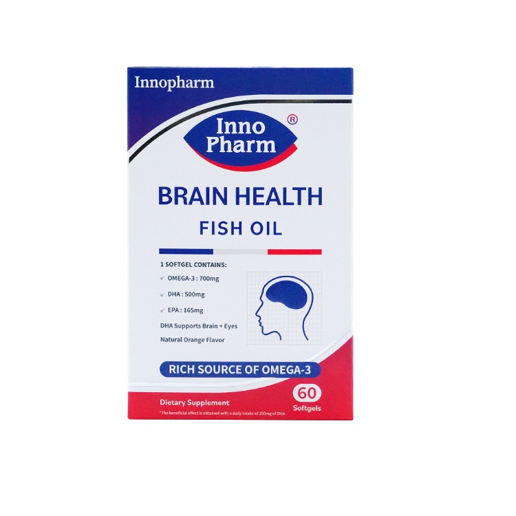 Innopharm 95%高濃度魚油 (腦)(60粒)