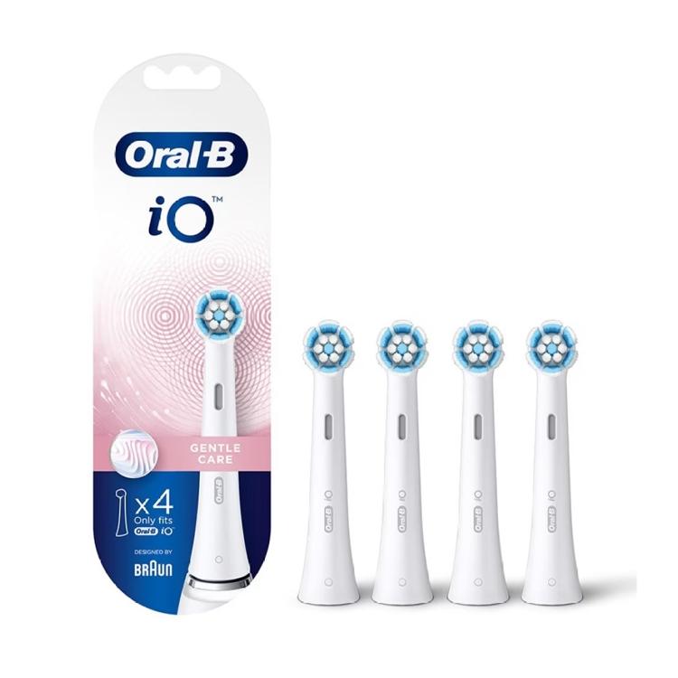 Oral-B iO 清潔護齦刷頭4支裝 ( 白色)(只適用於 iO 電動牙刷)