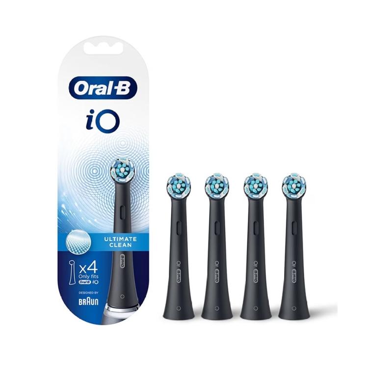 Oral-B iO 深層清潔刷頭4支裝 ( 黑色2 )(只適用於 iO 電動牙刷)
