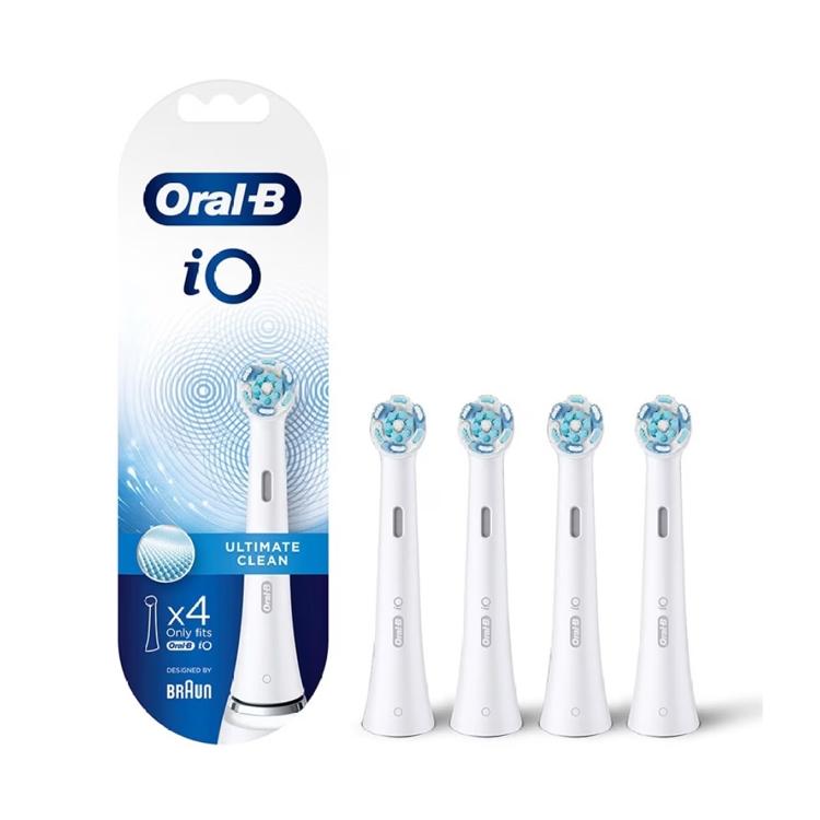 Oral-B iO 深層清潔刷頭4支裝 ( 白色1 )(只適用於 iO 電動牙刷)