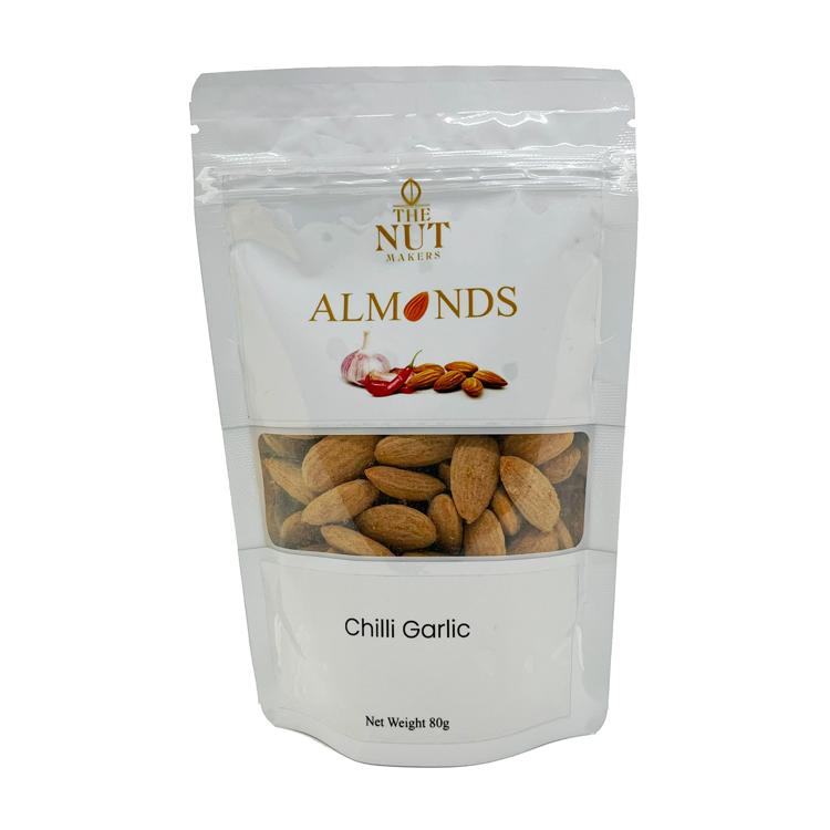 The Nut Makers 辣蒜味乾烤杏仁 80G
