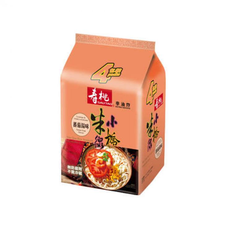壽桃小橋米線蕃茄湯味4包裝 215G
