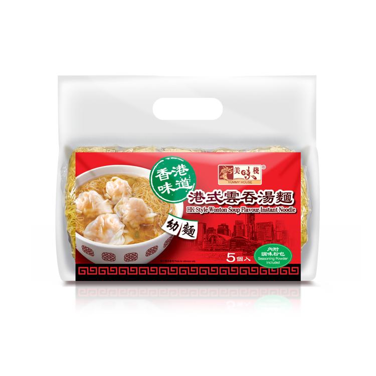 美味棧港式雲吞湯麵(粗麵) 300g