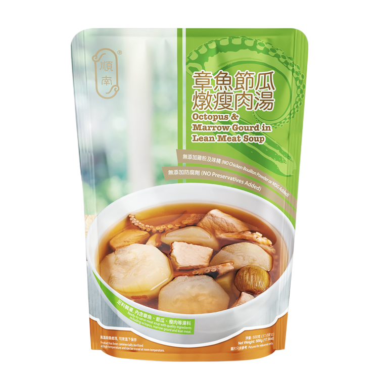 順南章魚節瓜敦瘦肉湯 500g