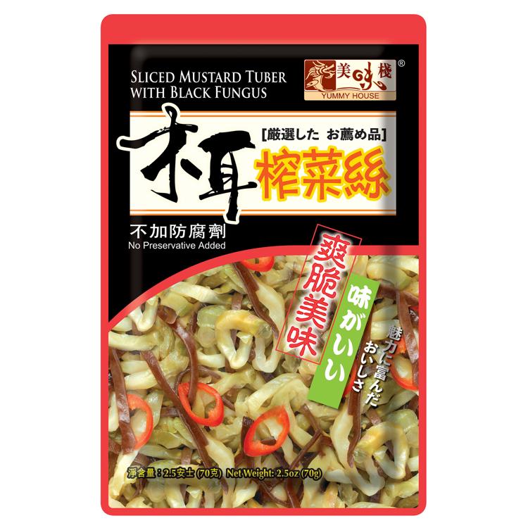 美味棧木耳榨菜絲 70g x 3