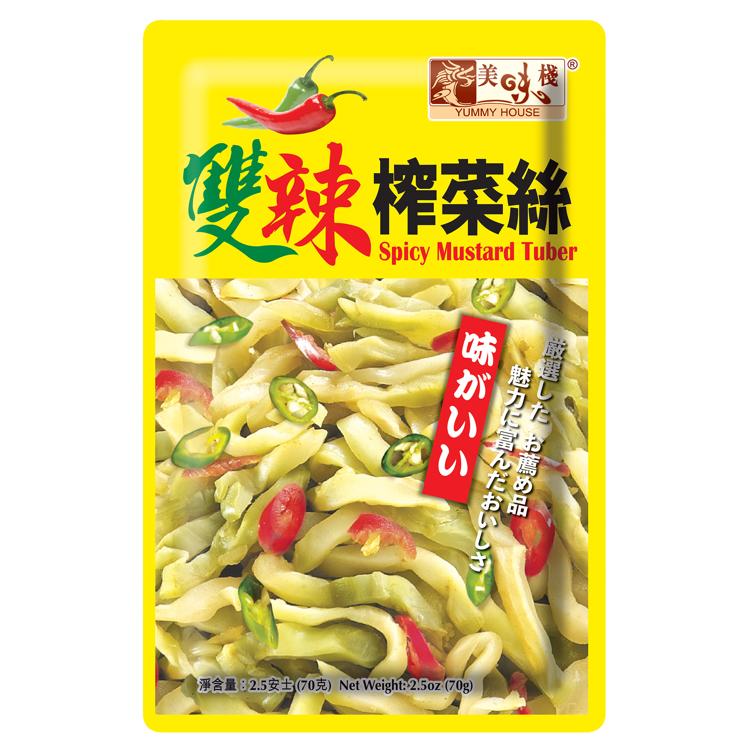 美味棧雙辣榨菜絲 70g x 3