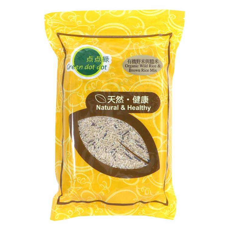 點點綠有機野米與糙米  1kg