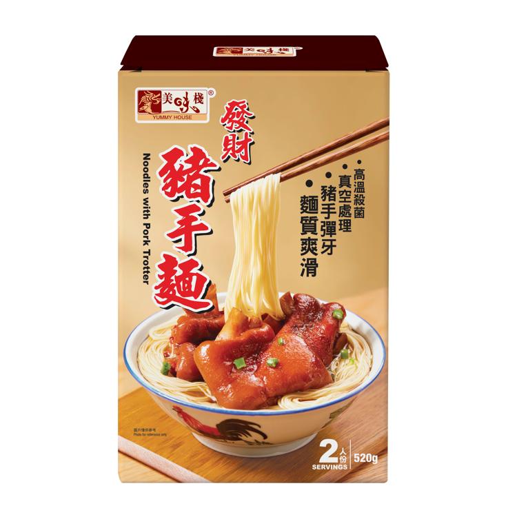 美味棧發財豬手麵 520g
