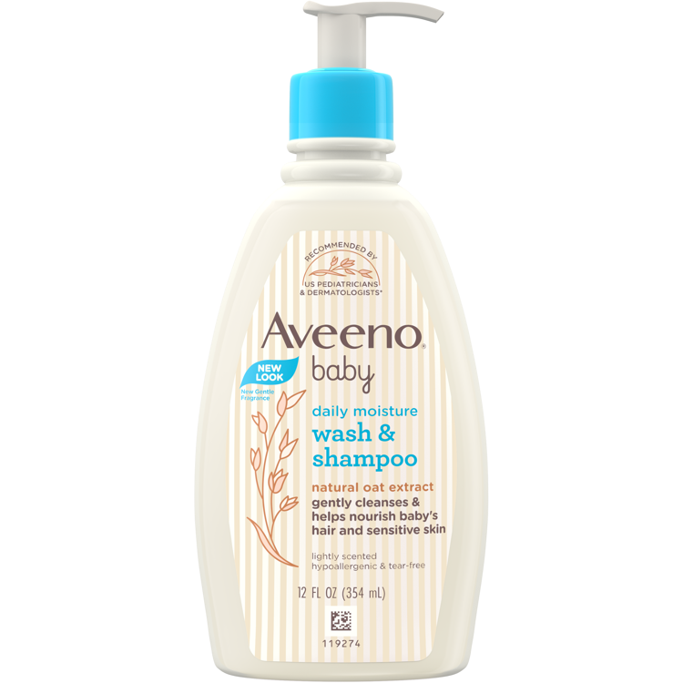Aveeno嬰兒天然燕麥沐浴洗髮露 354ml(AB01)