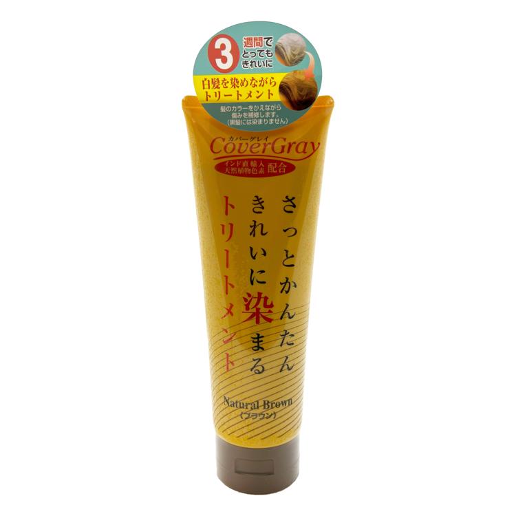 COVER GRAY 白髮修護染髮劑240g-自然棕色