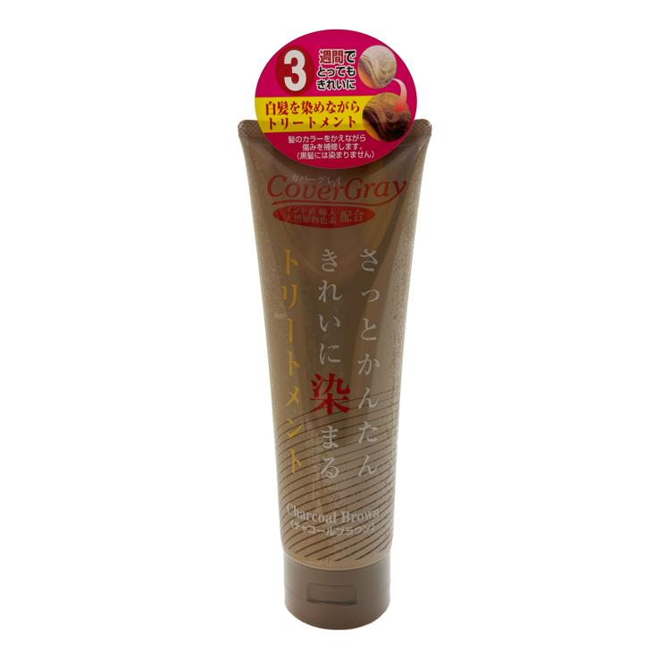 COVER GRAY 白髮修護染髮劑240g-炭棕色