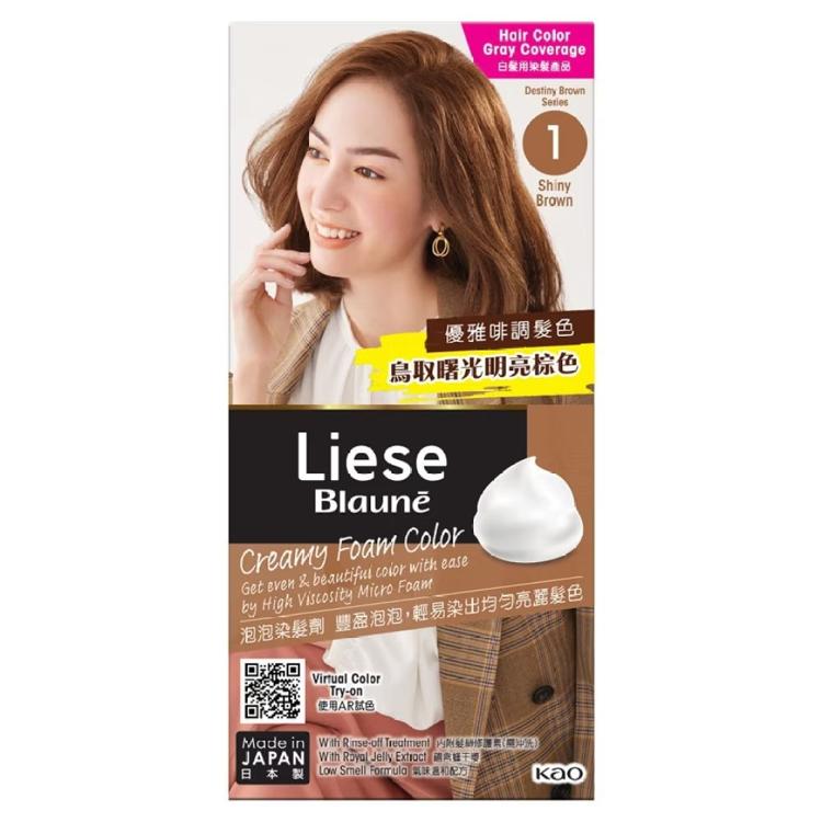 Liese Blaune泡泡染髮劑 (1) - 鳥取曙光明亮棕色