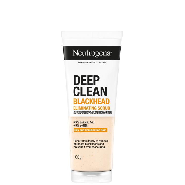 Neutrogena深層淨化抗黑頭柔珠洗面乳100g