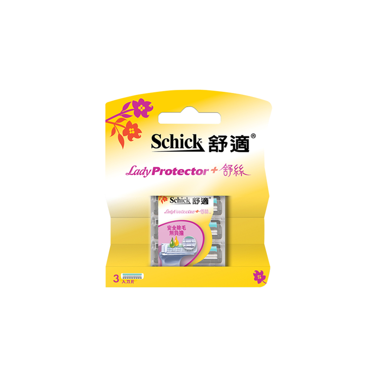 舒絲仕女除毛刀補充裝刀片三片