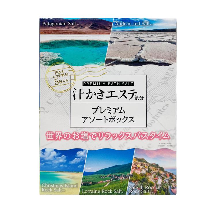 美善汗蒸全身特級礦物浴鹽 45克 x 5包