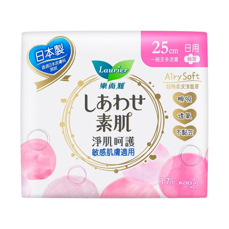 樂而雅淨肌呵護絲薄日用25cm 17片裝