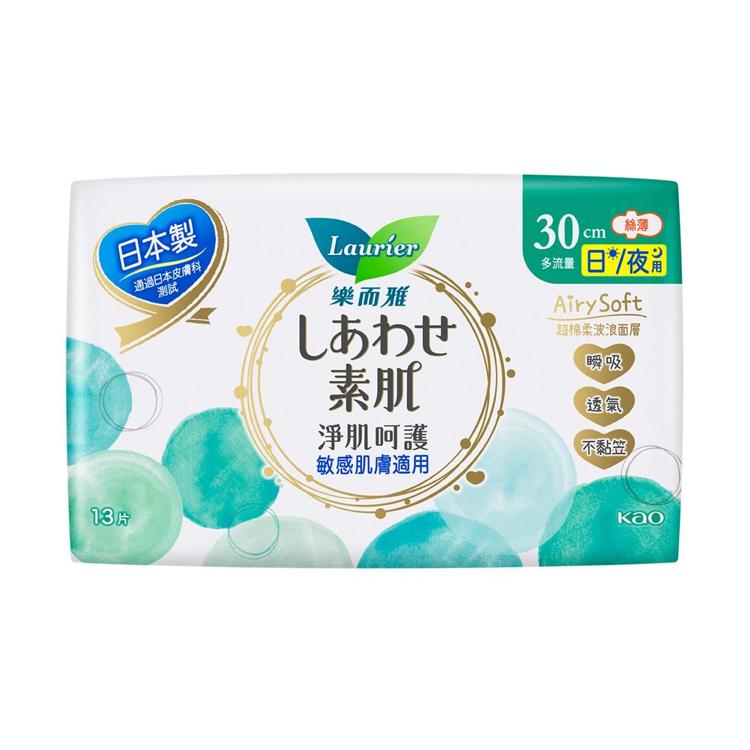 樂而雅淨肌呵護絲薄日夜用30cm 13片裝