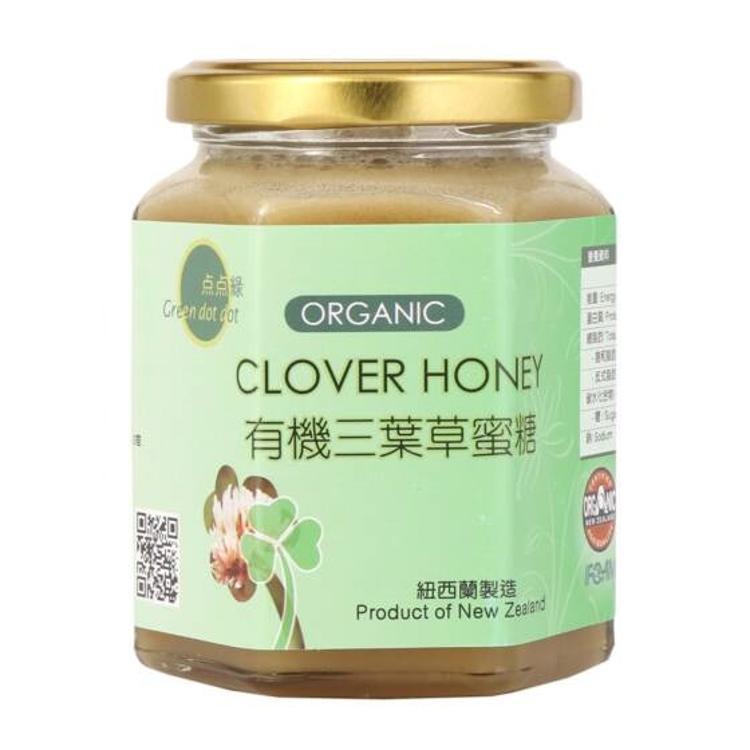點點綠有機三葉草花蜜蜜糖(玻璃樽) 360g