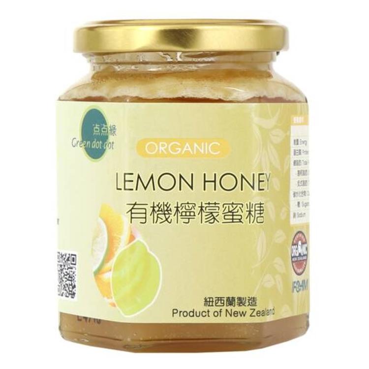 點點綠有機檸檬蜜糖(玻璃樽) 360g