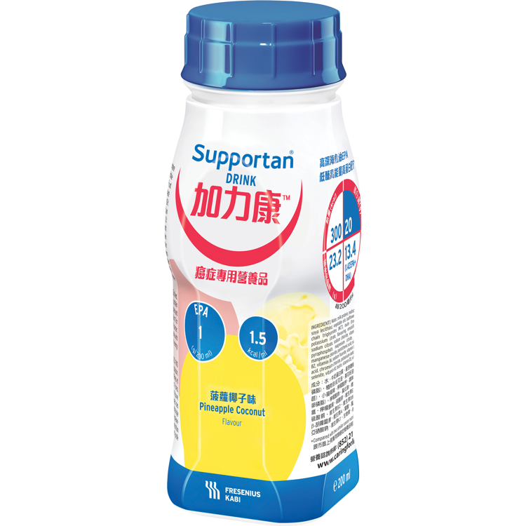 Fresenius Kabi 加力康癌症專用營養品(菠蘿椰味) 200ml x 4支
