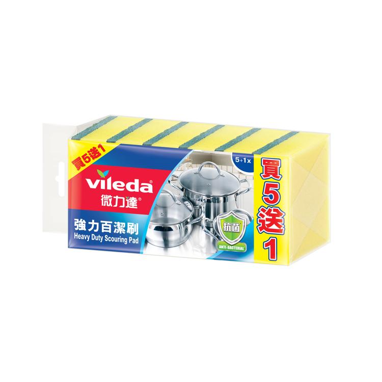 微力達強力百潔刷5+1片裝