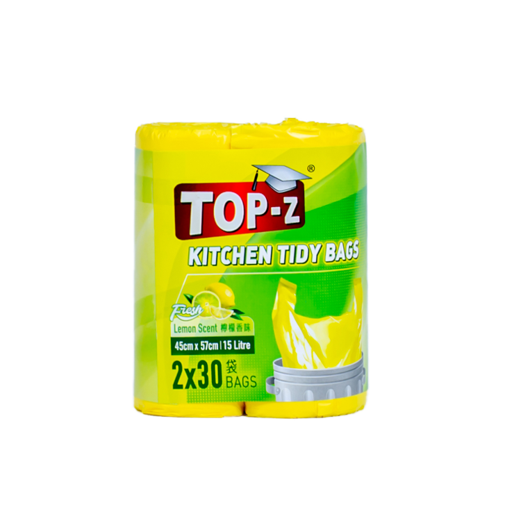 博仕牌檸檬味垃圾袋 60pcs 15L