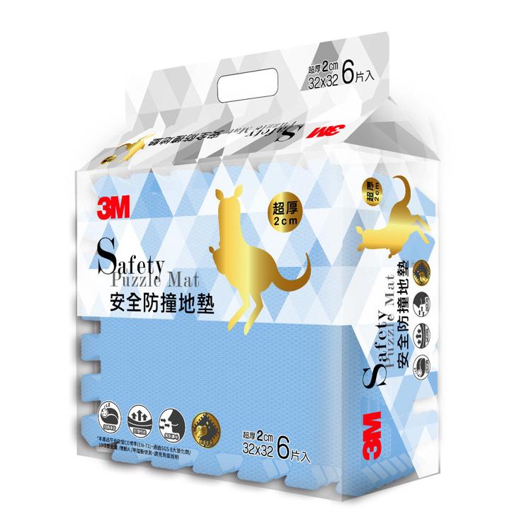 3M™ 9925E (礦石藍)兒童安全防撞地墊6片裝