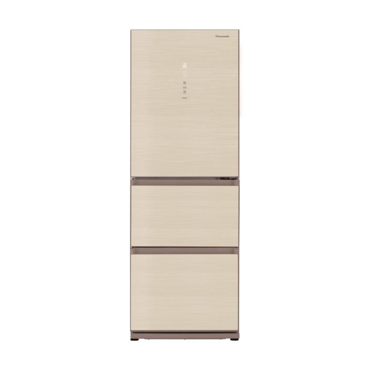 PANASONIC NR-C340GH-N3 ECONAVI 智慧節能三門雪櫃   香檳金色