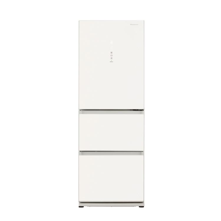 PANASONIC NR-C340GH-W3 ECONAVI 智慧節能三門雪櫃   雪亮白色