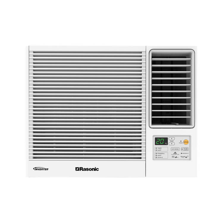 RASONIC RC-HU90A Inverter Ultra - 變頻淨冷窗口機(淨冷無線遙控型)(1匹)   白色