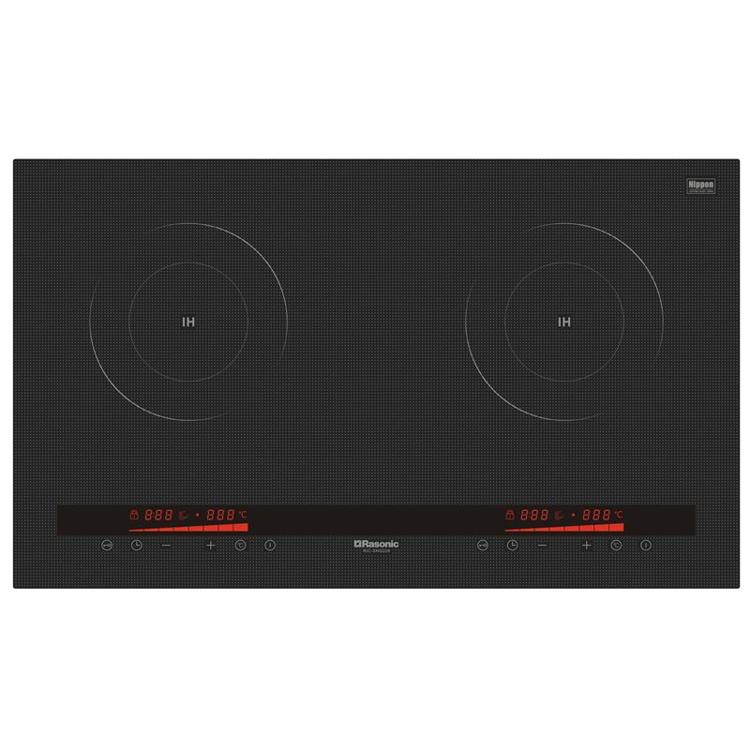 RASONIC 廚房專用雙頭電磁爐   炭灰色