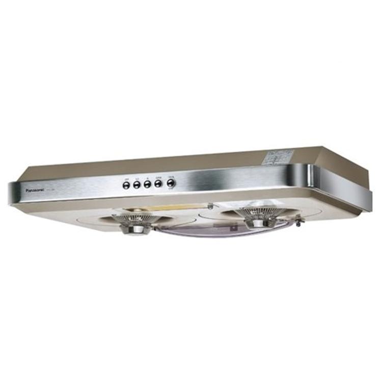 PANASONIC 雙千翼渦輪抽油煙機 (簡約輕觸式) (LED 燈型號)   銀色