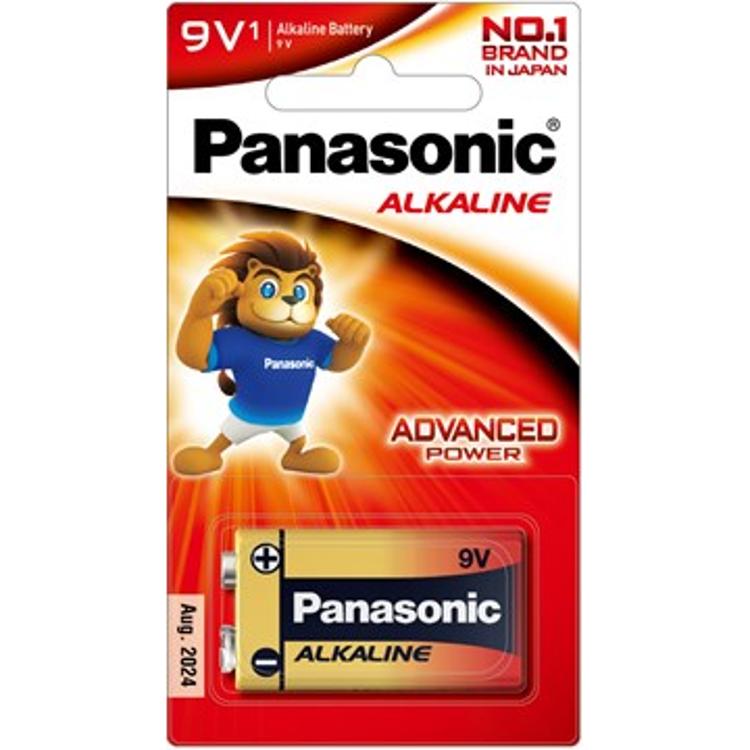 PANASONIC 鹼性電池 (9V) (1粒)