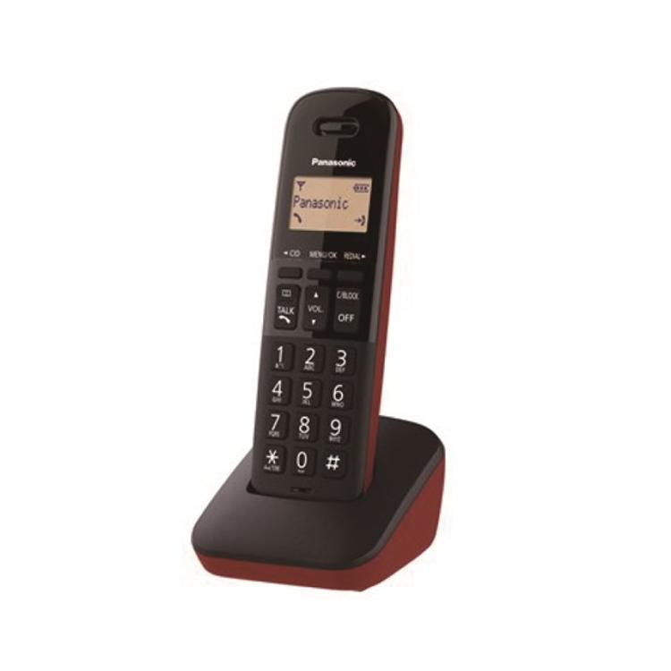 PANASONIC DECT數碼室內無線電話   紅色
