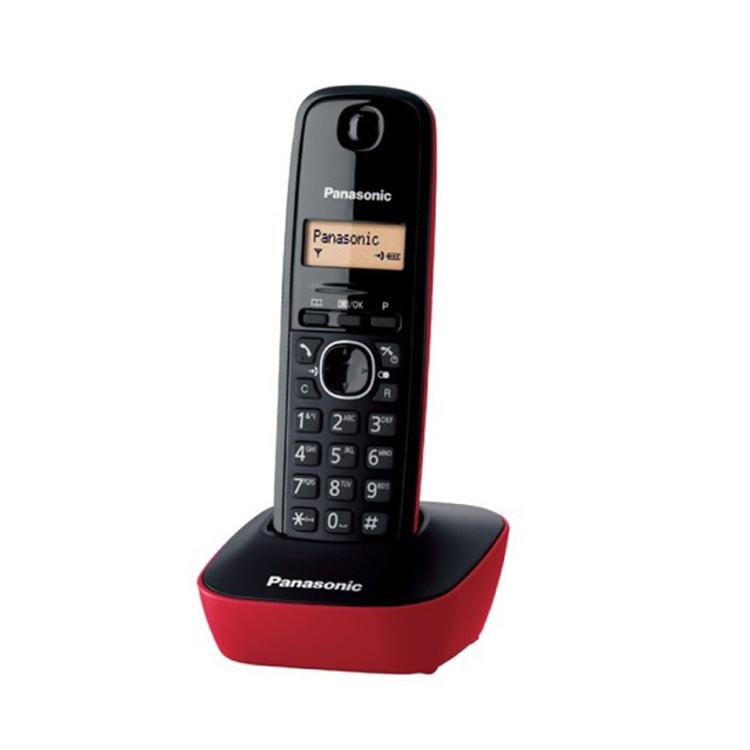 PANASONIC DECT數碼室內無線電話   紅色
