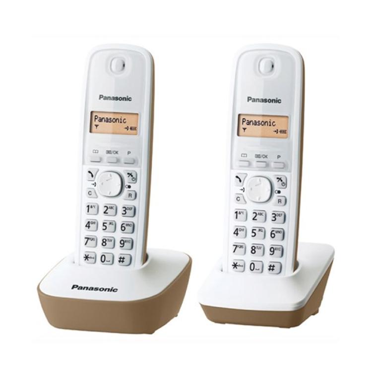 PANASONIC DECT數碼室內無線電話 (雙子機)   杏色