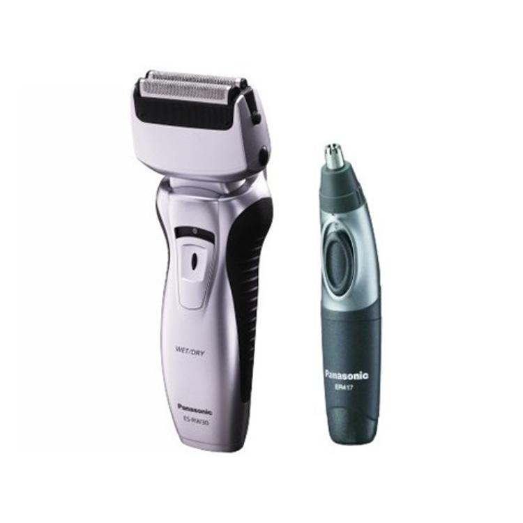PANASONIC 充電鬚刨及鼻毛修剪器套裝   銀色