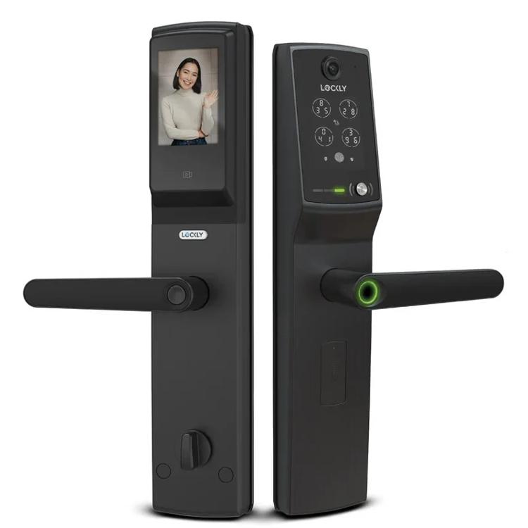 LOCKLY Secure Vision Lux+ 智能視像門鎖   太空灰