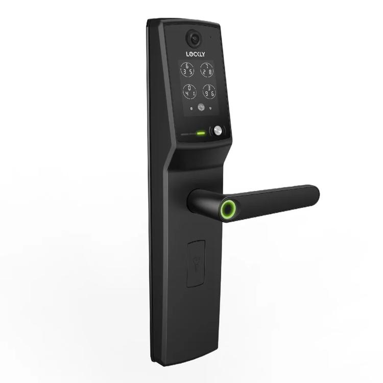 LOCKLY Secure Vision Lux 智能電子門鎖   磨沙黑